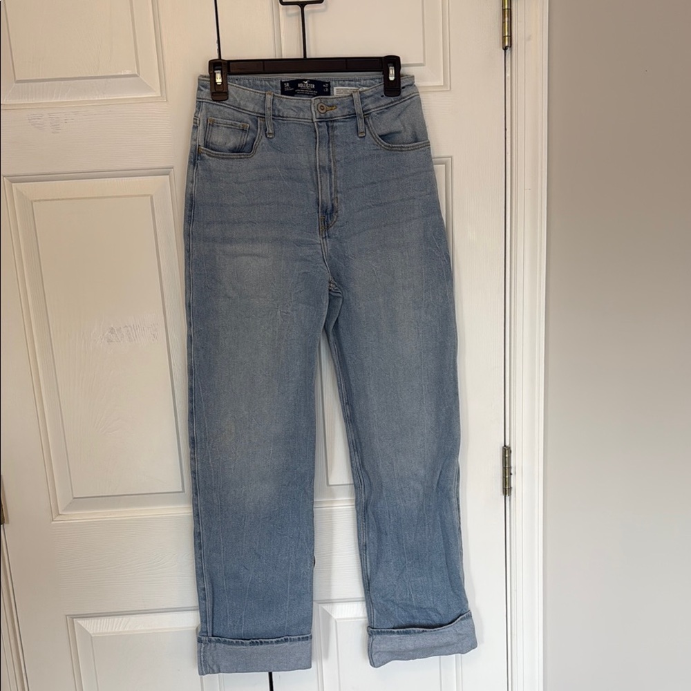 Hollister Denim Ultra High Rise Dad Jeans Vintage Stretch Size 5R